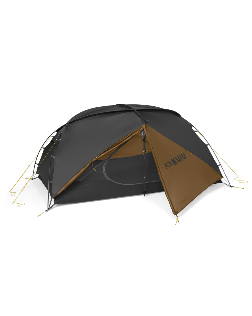 Mountain Star 2 Person Tent Set | Gunmetal-Camel
