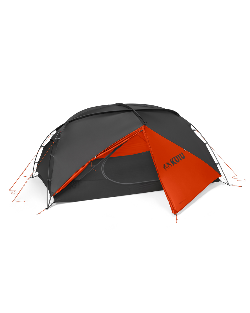 Mountain Star 2 Person Tent | Gunmetal-Orange