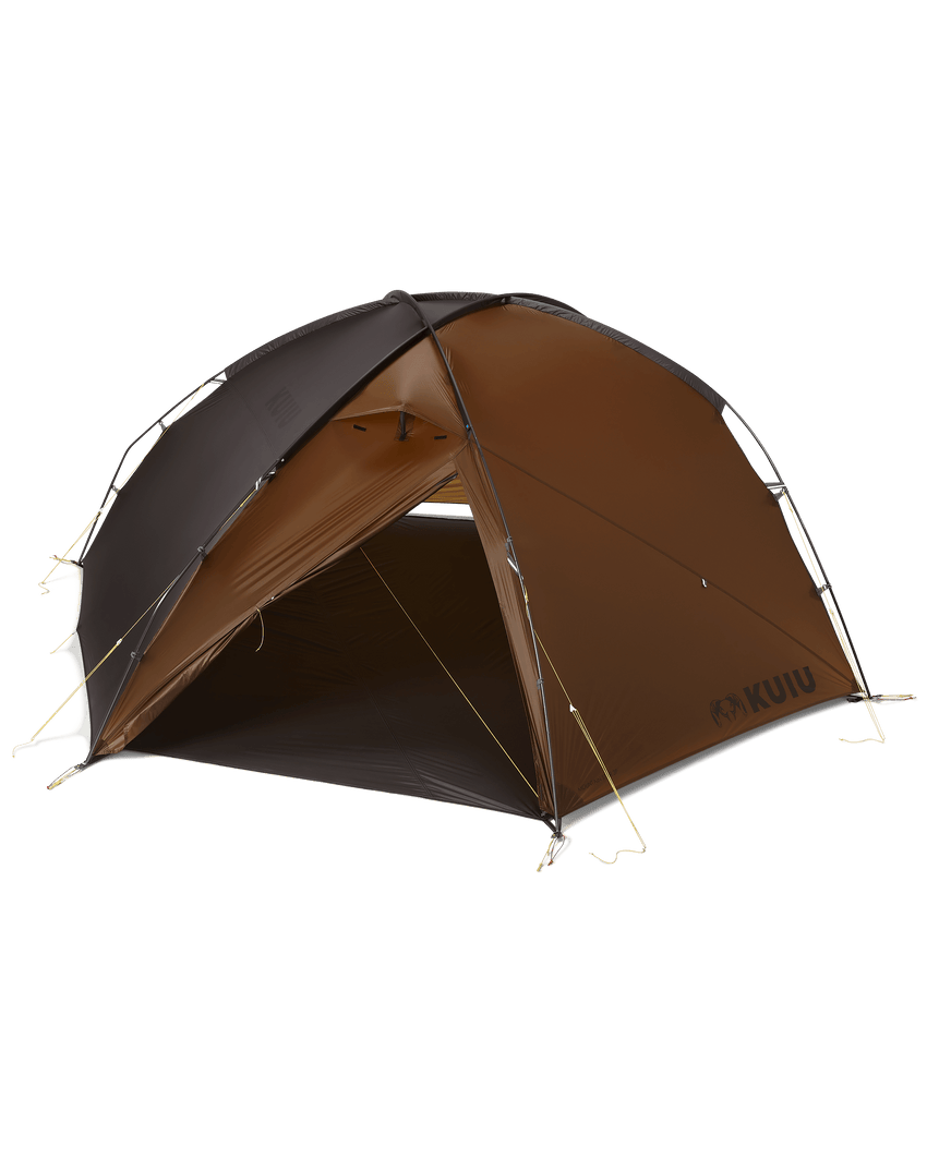 Mountain Star 3 Person Tent | Gunmetal-Camel