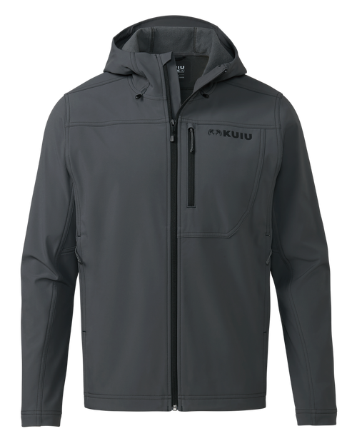 Alpine Hooded Jacket | Gunmetal