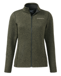 Outlet Women's Base Camp Full Zip Sweater | Olive Heather