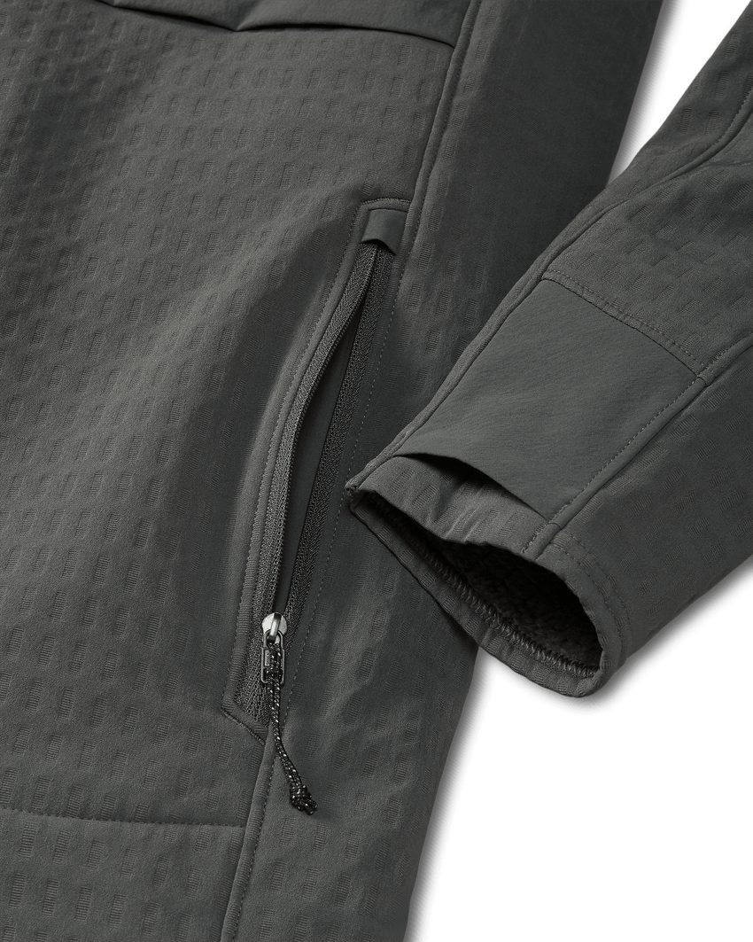 Blockfield Fleece Hoodie | Gunmetal