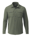 Blockfield Fleece Shirt Jacket | Dark Sage