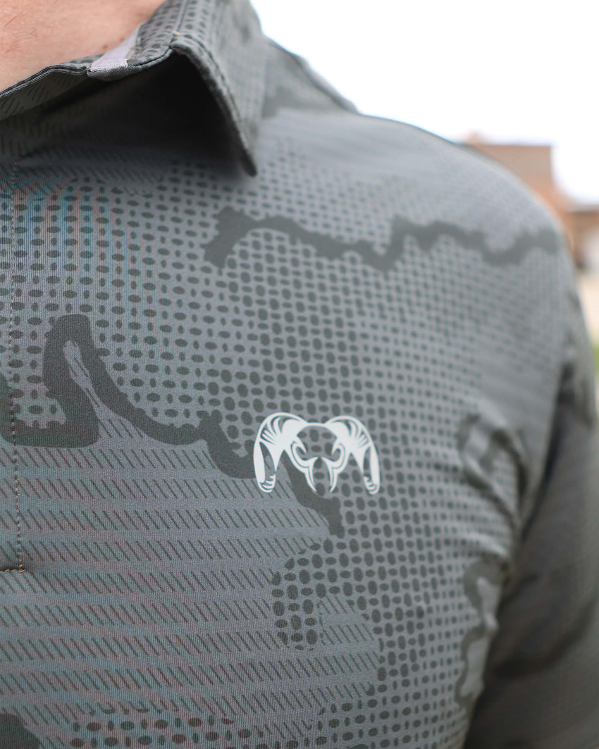 KUIU Performance Polo | Gunmetal Tonal