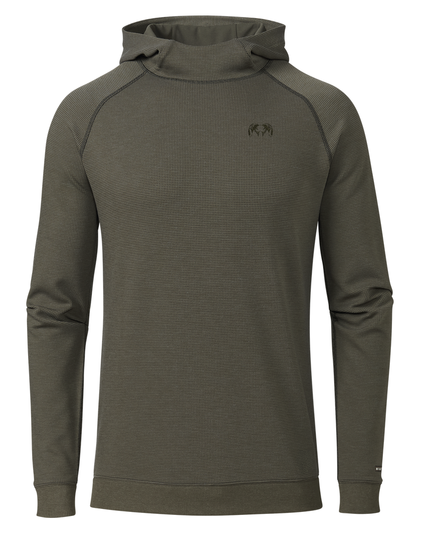Canyon Waffle Hoodie | Ash Heather