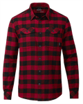 Outlet Field Flannel Shirt | Red/Black Buffalo Check