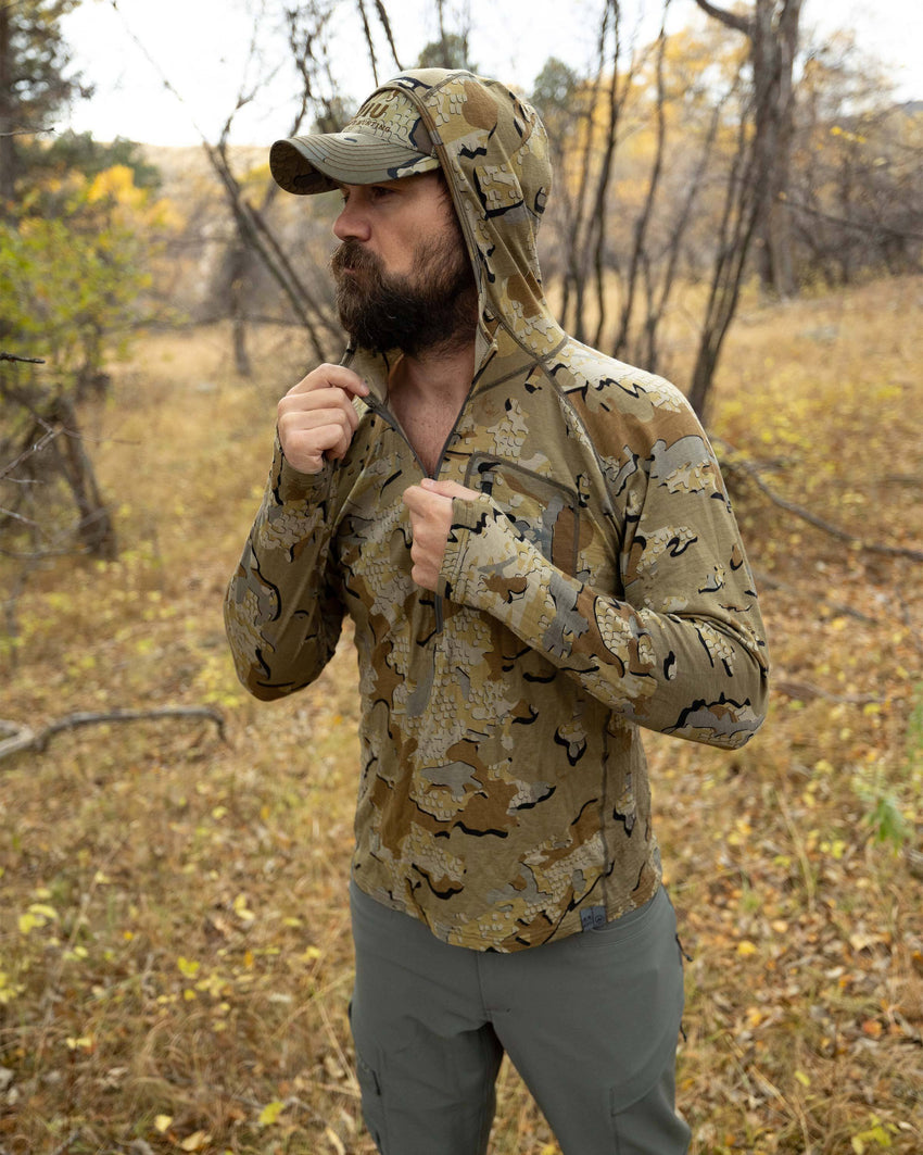 ULTRA Merino 145 Zip-T Hunting Hoodie | Gunmetal