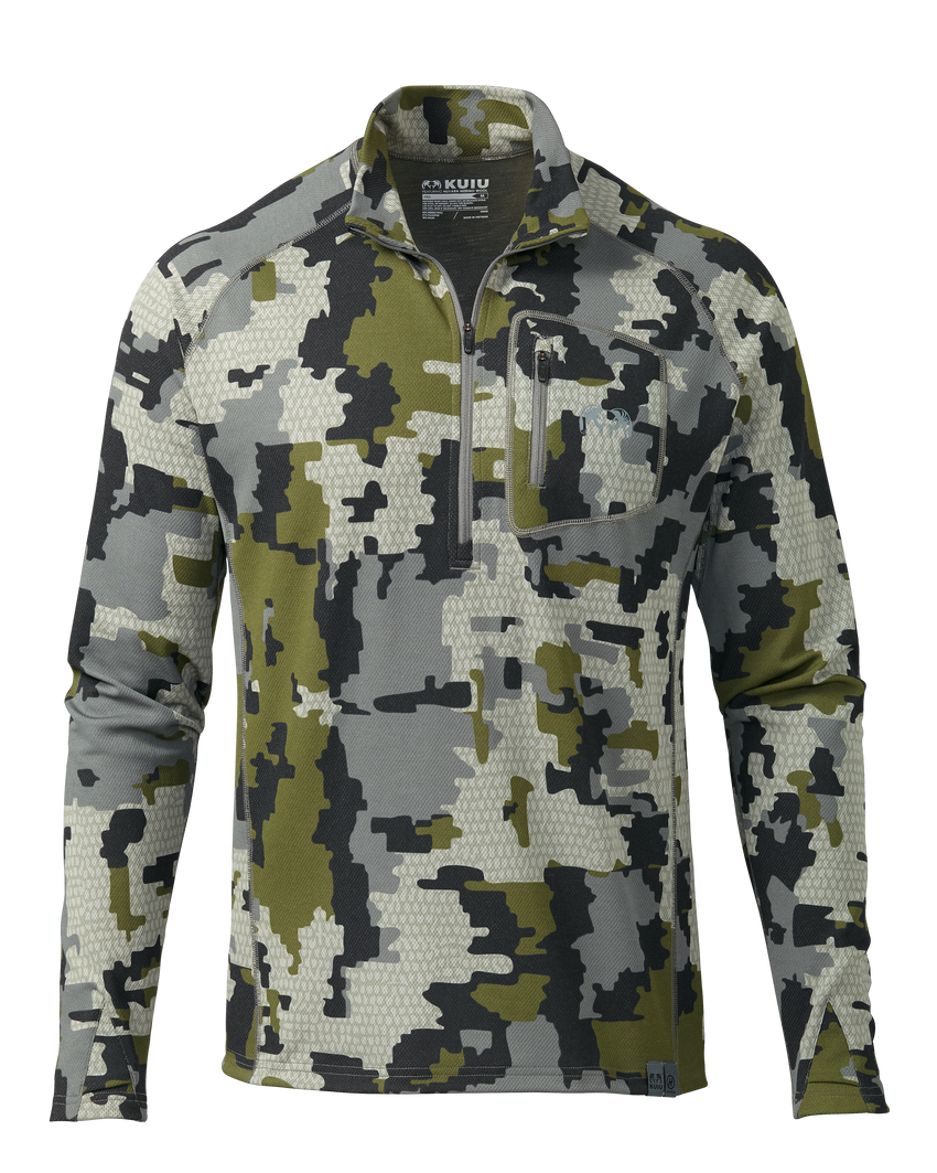 PRO Merino 200 Zip-T | Verde