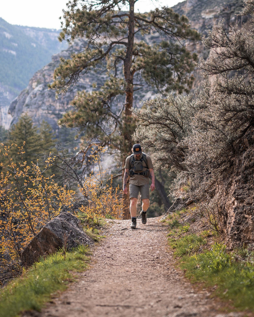 Mesa Vented SS Snap Shirt Topo | Glacier Topo Print