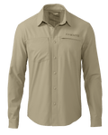 Outlet Mesa Vented LS Snap Shirt | Bone
