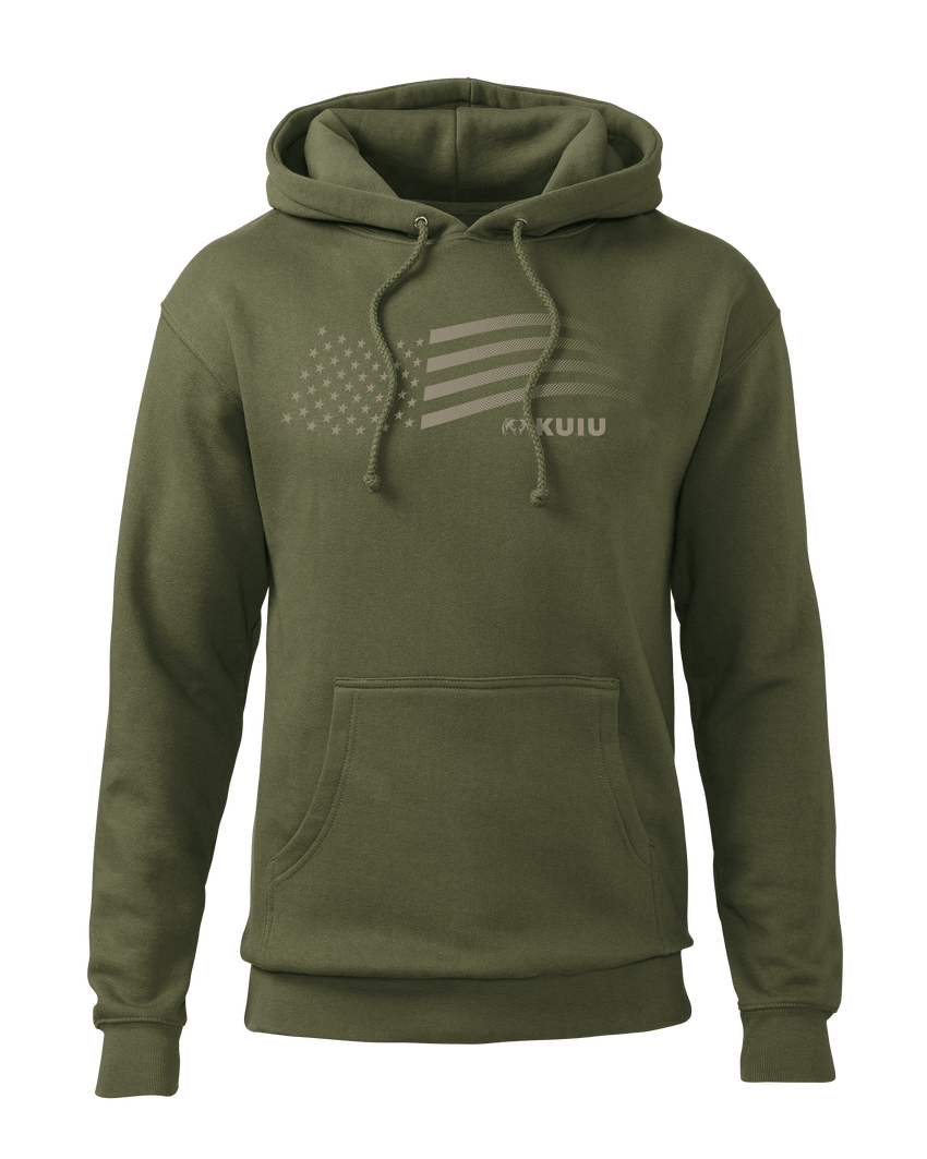 KUIU Flag Hoodie | Army