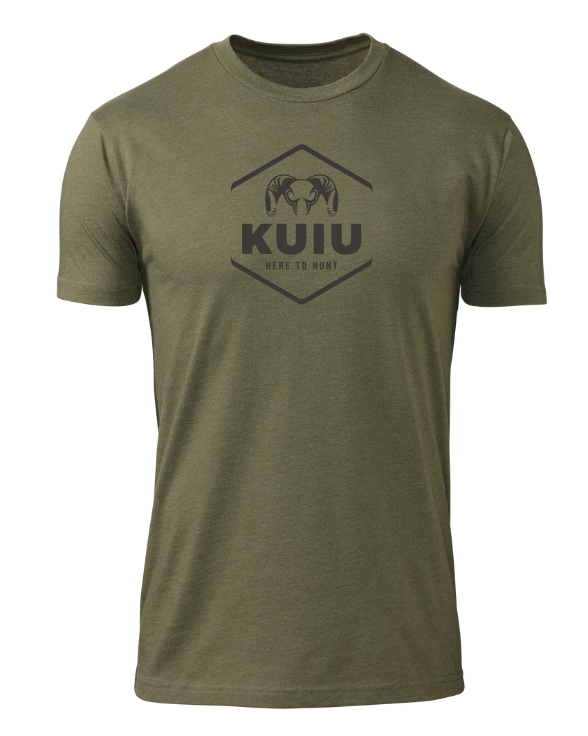 KUIU Stacked Here to Hunt T-Shirt | Military Green