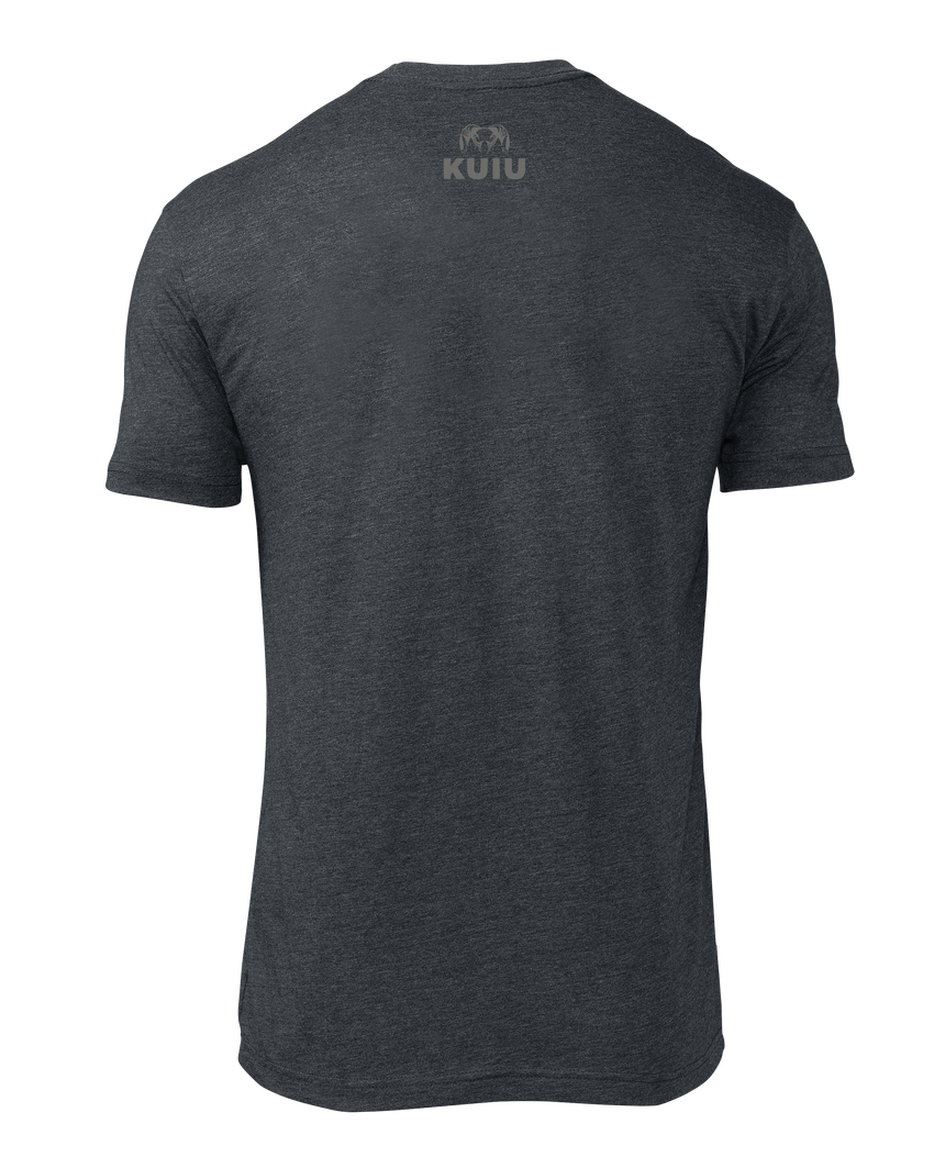 KUIU Here to Hunt Logo T-Shirt | Charcoal