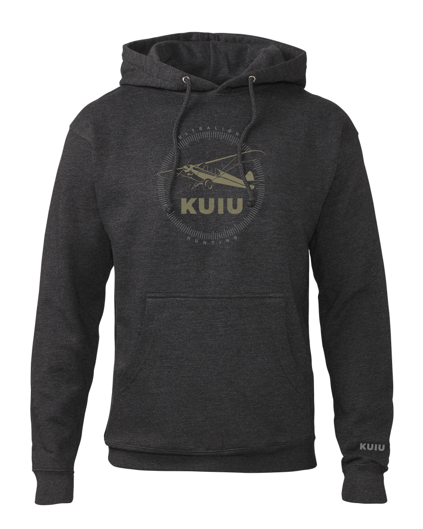 KUIU Super Cub Logo Hoodie | Charcoal
