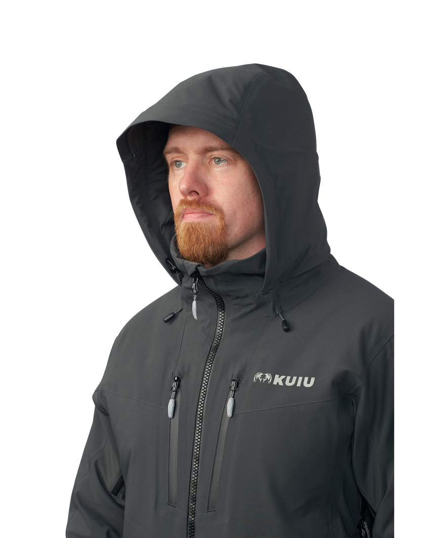 KUIU Kutana Gale Force Hooded Jacket | Gunmetal