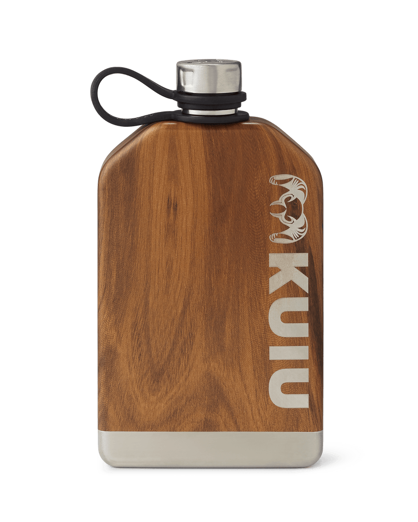 KUIU 8 oz Flask | Wood