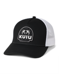 KUIU Here to Hunt Woven Patch Hat | Black/White