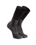 StrongWool Hybrid Crew Sock 2-Pair Pack | Grey Green