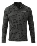 Ridgepoint Fleece Henley | Black Tonal