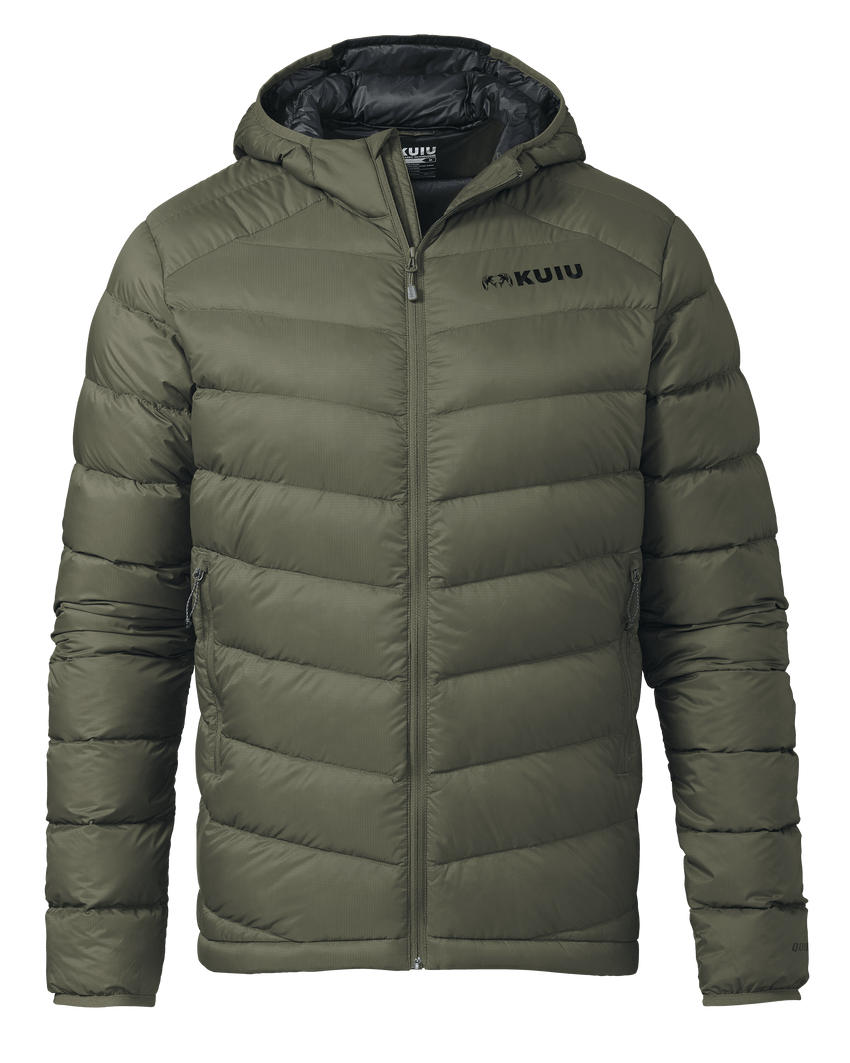 Super Down LT Hooded Jacket | Ash