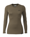 Women's ULTRA Merino 145 LS Crew | Ash