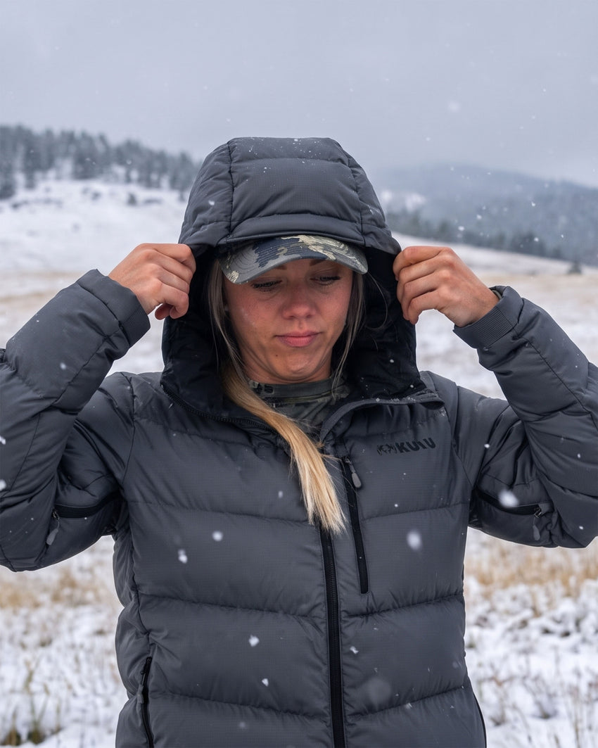 Women's Super Down PRO Hooded Jacket | Valo